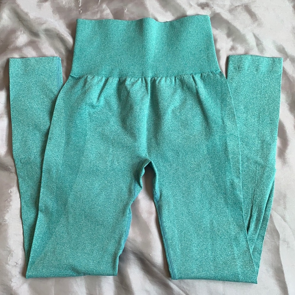 Green Small seamless leggings
